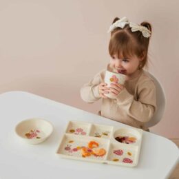 Jiggle And Giggle Bamboo Dining Set Asst 3 Piece