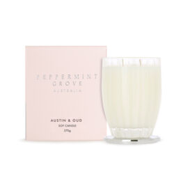 Peppermint Grove Austin & Oud Large Candle