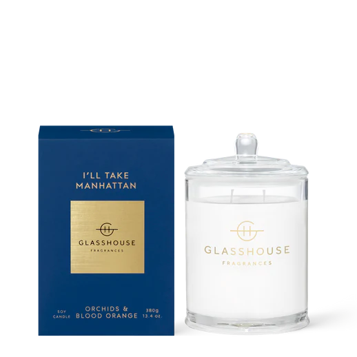 Glasshouse Ill Take Manhattan 380g Candle